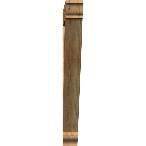 Traditional Traditional Rough Sawn Bracket, Western Red Cedar, 4W X 36D X 36H